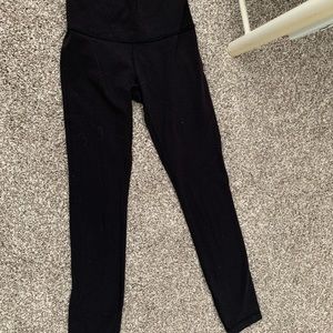 Black High Wasted Lululemon Leggings